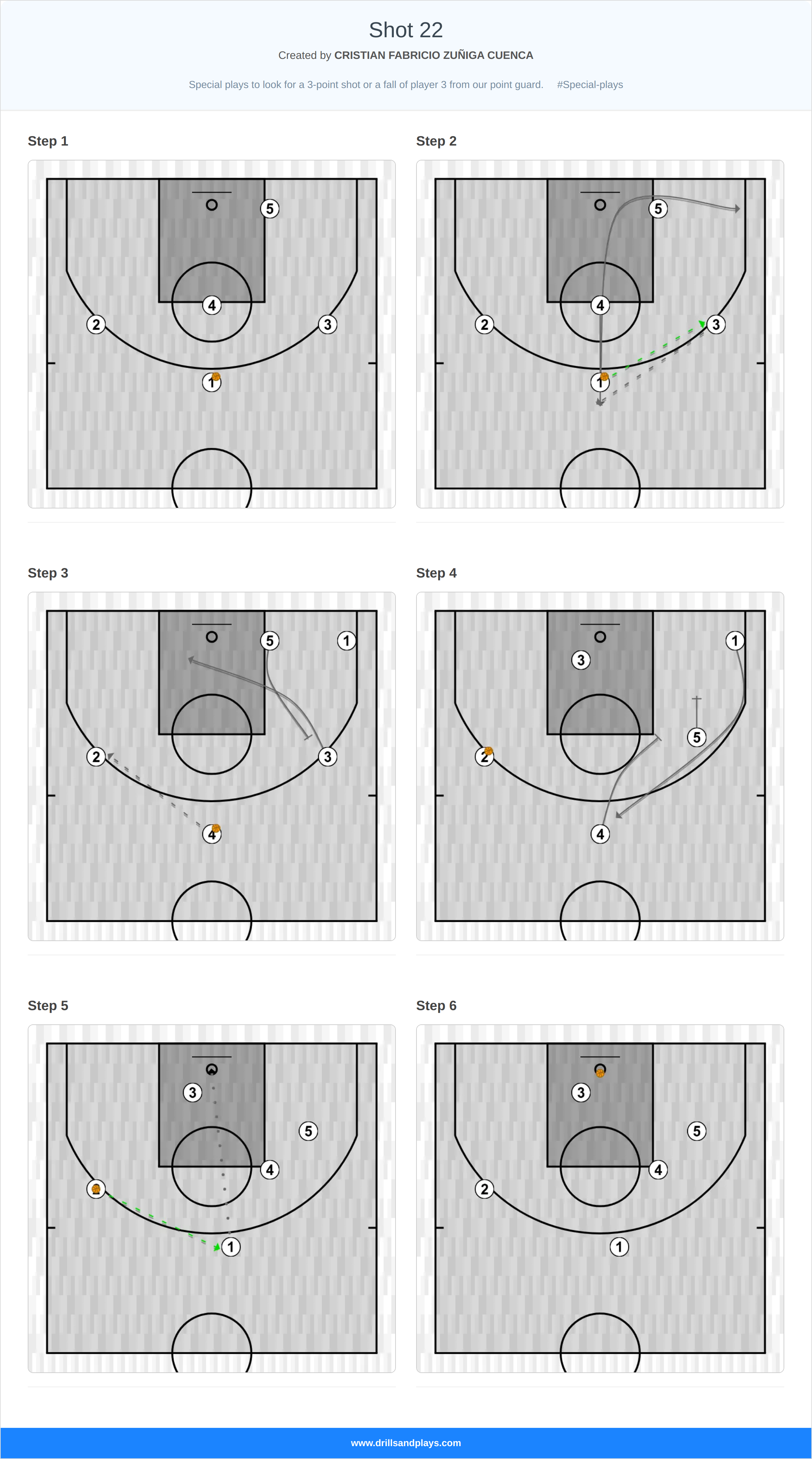 Basketball play shot 22