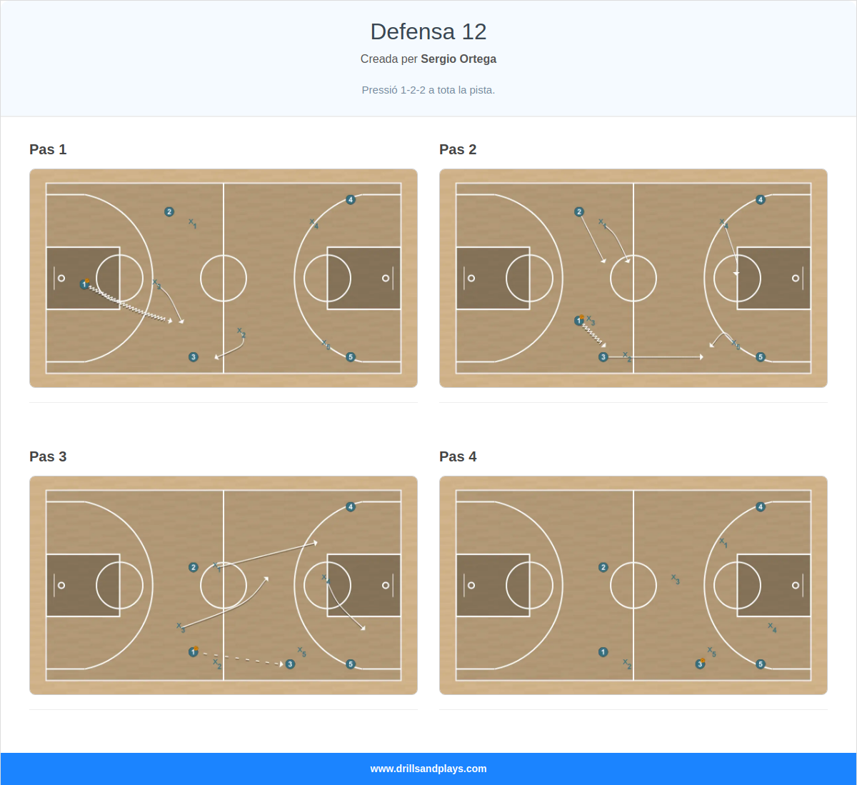 Jugada de bàsquet defensa 12
