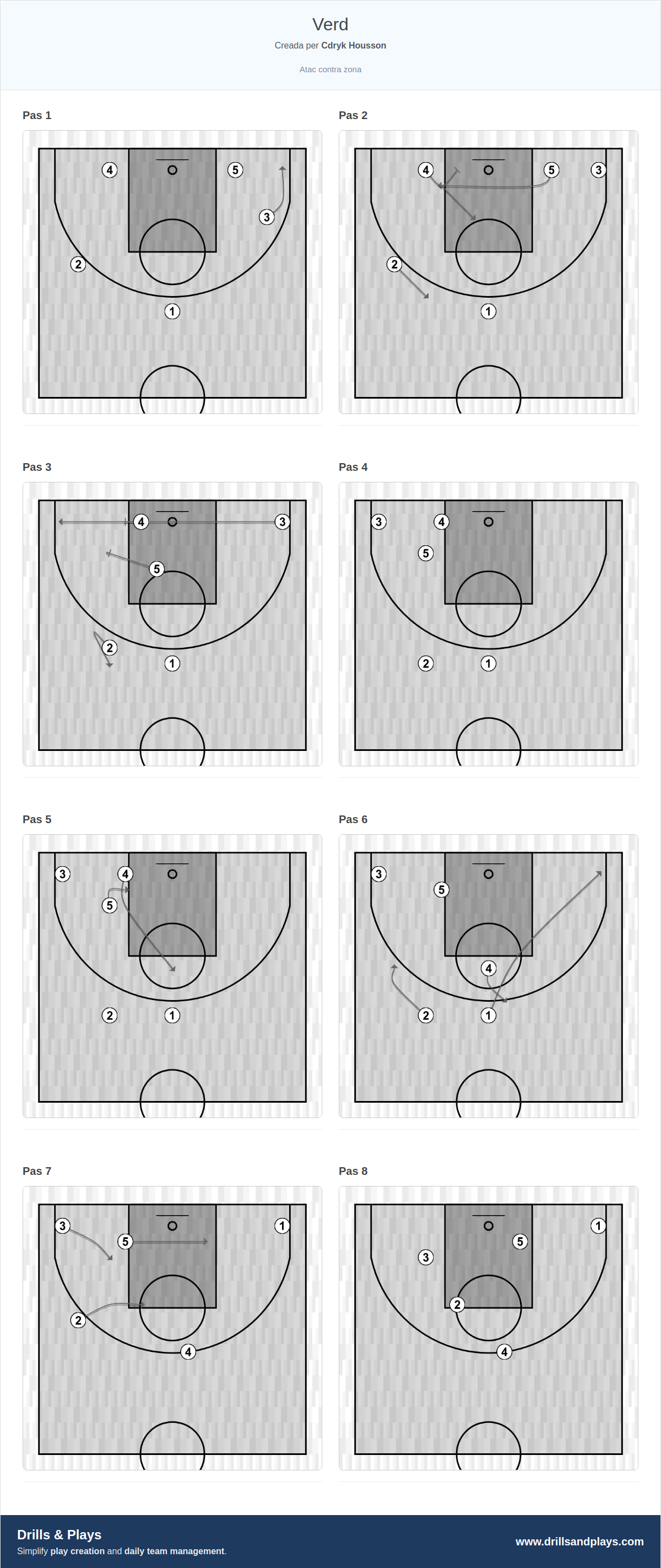 Jugada de bàsquet verd