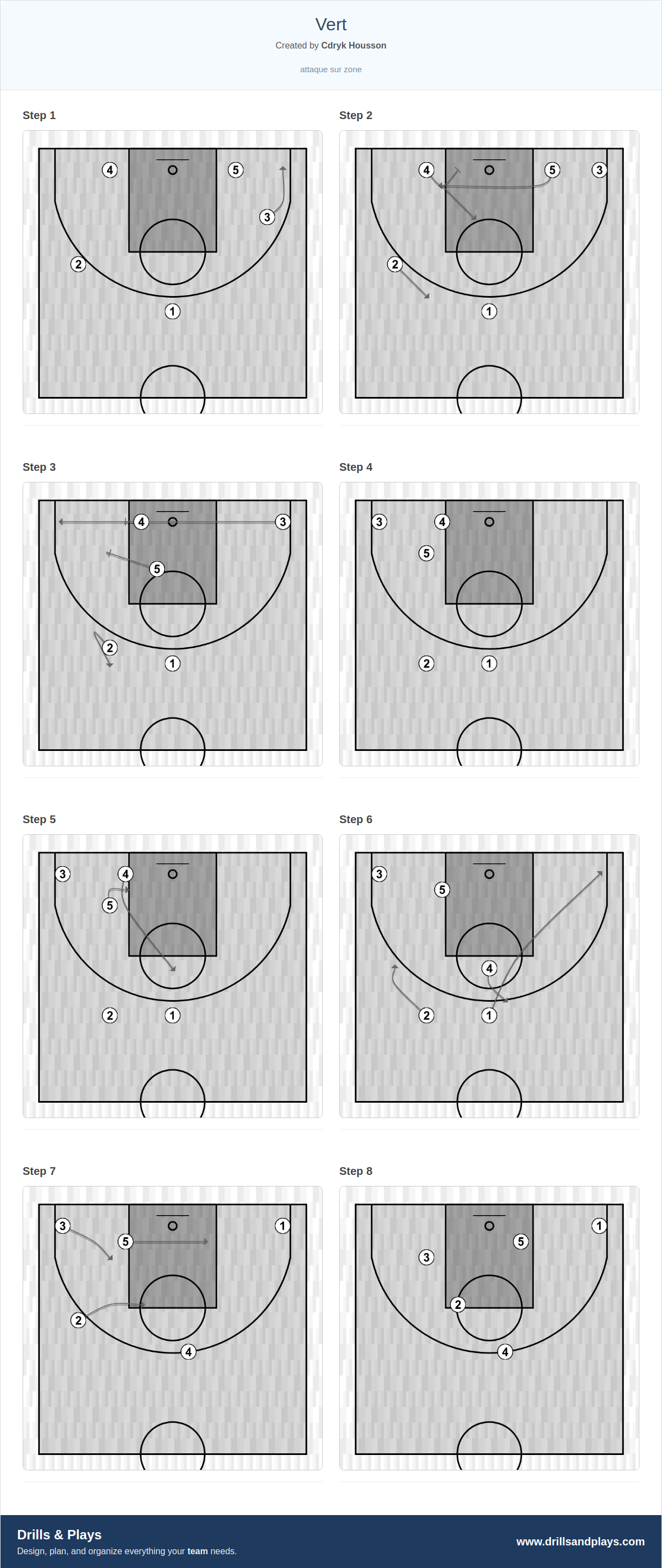 Basketball play vert