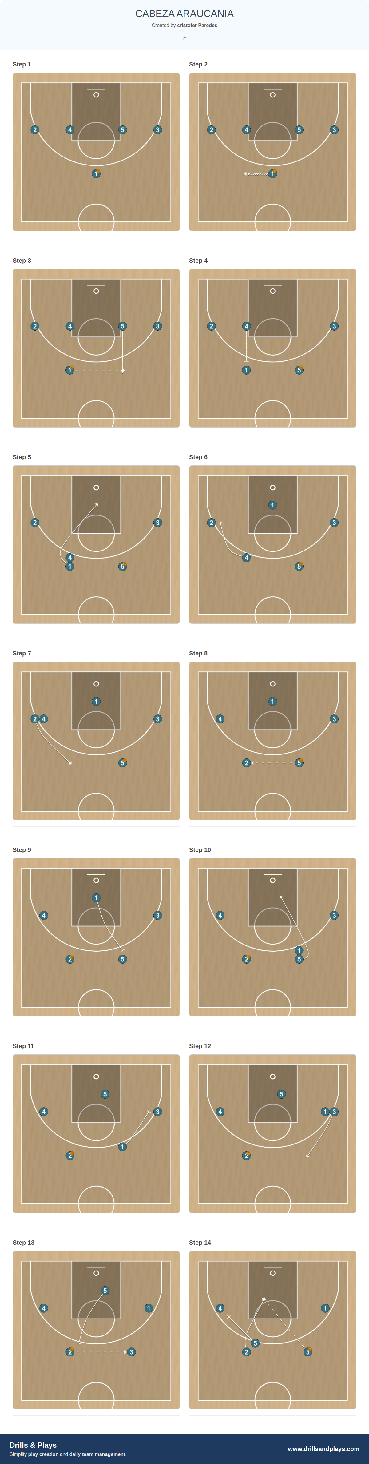 Basketball play cabeza araucania