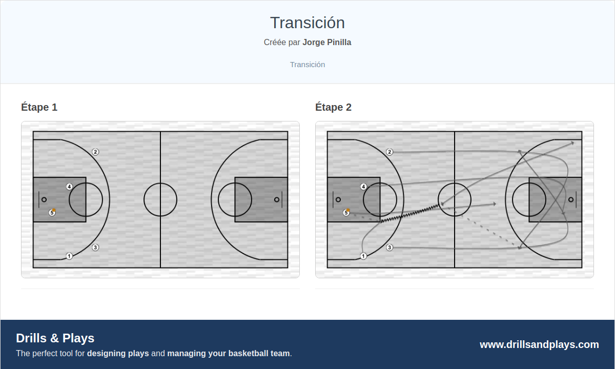 Jeux de basket-ball transición