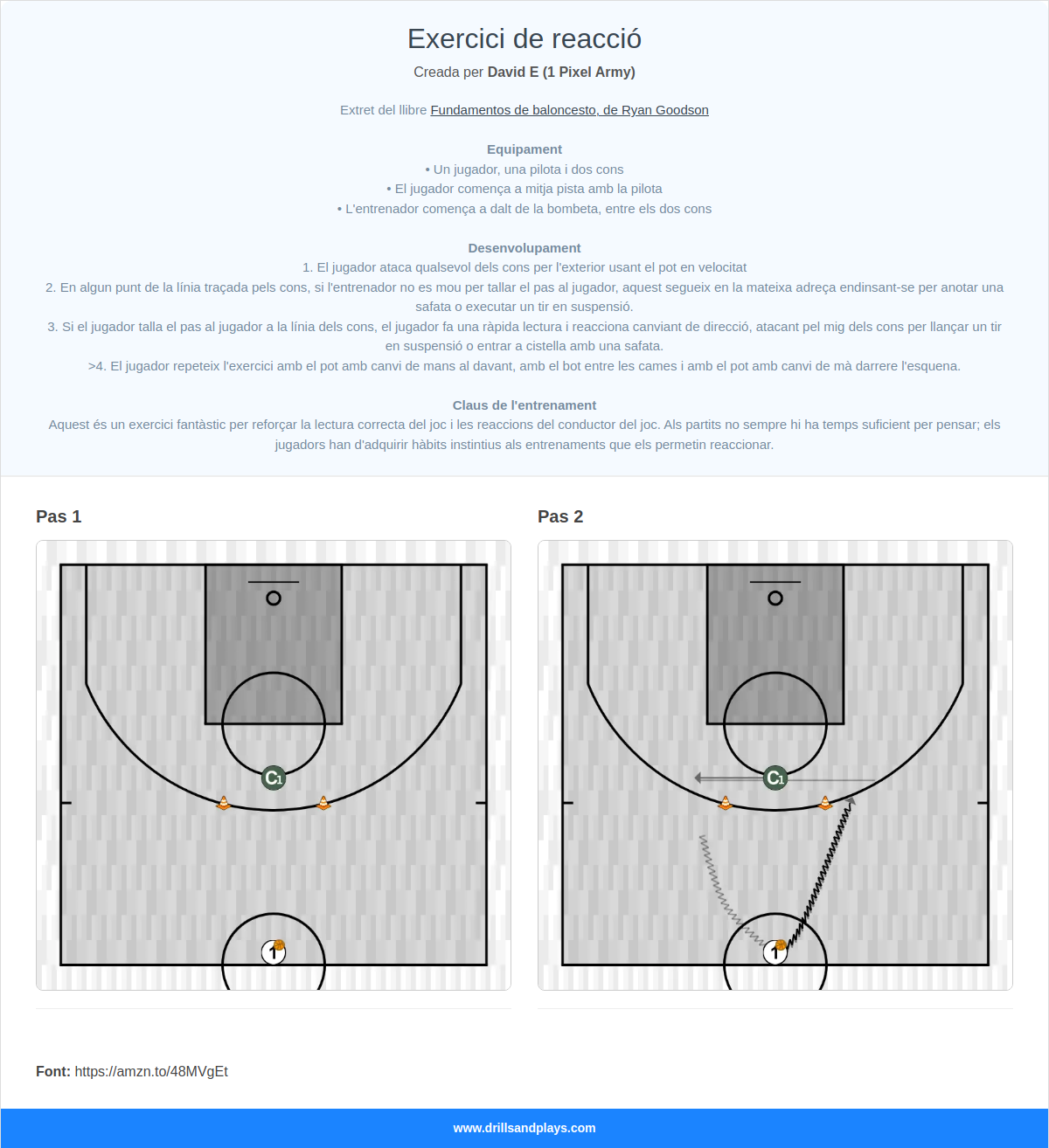 Exercici de bàsquet exercici de reacció