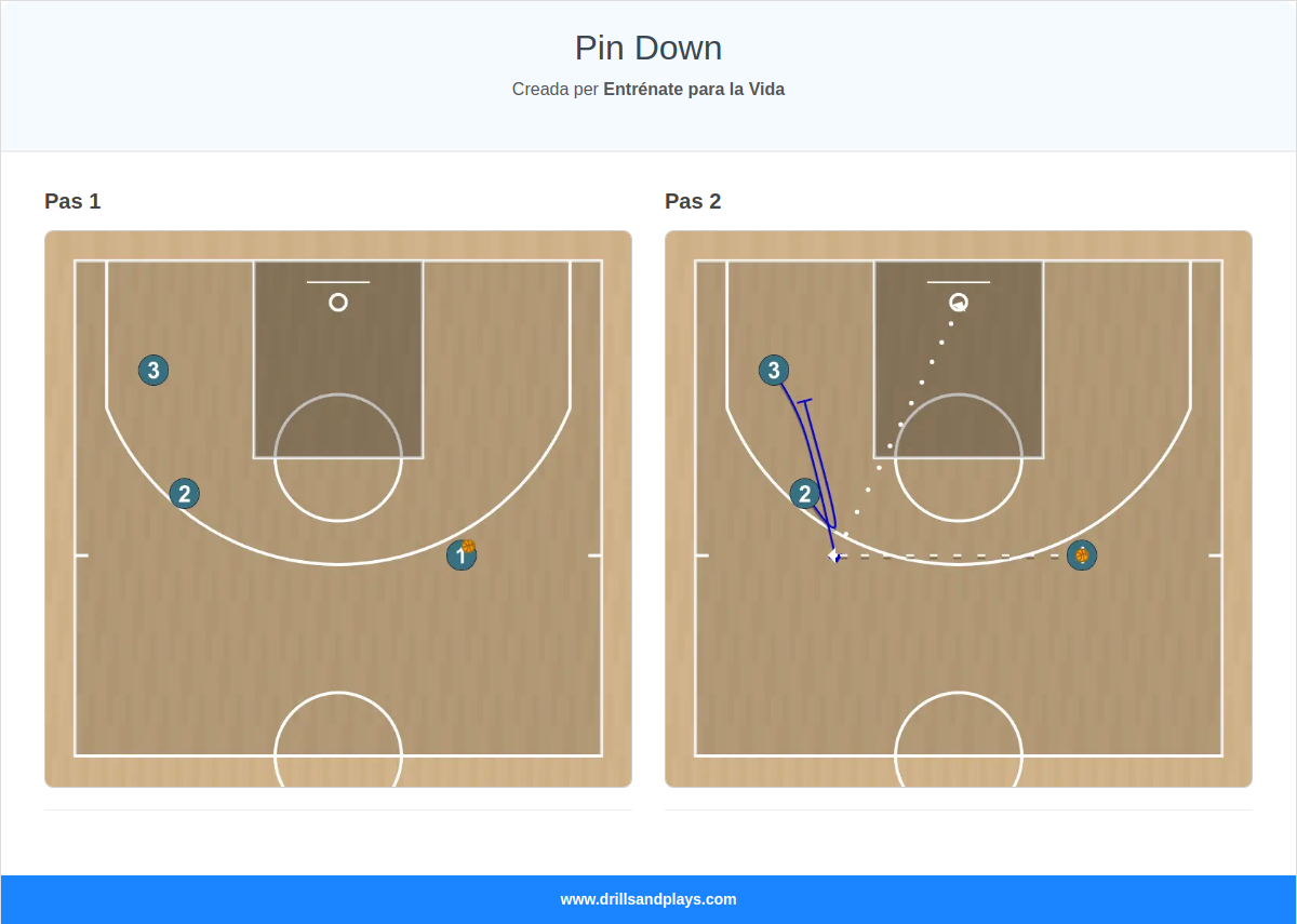 Jugada de bàsquet pin down