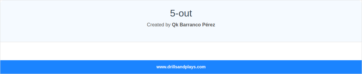 Basketball play 5-out