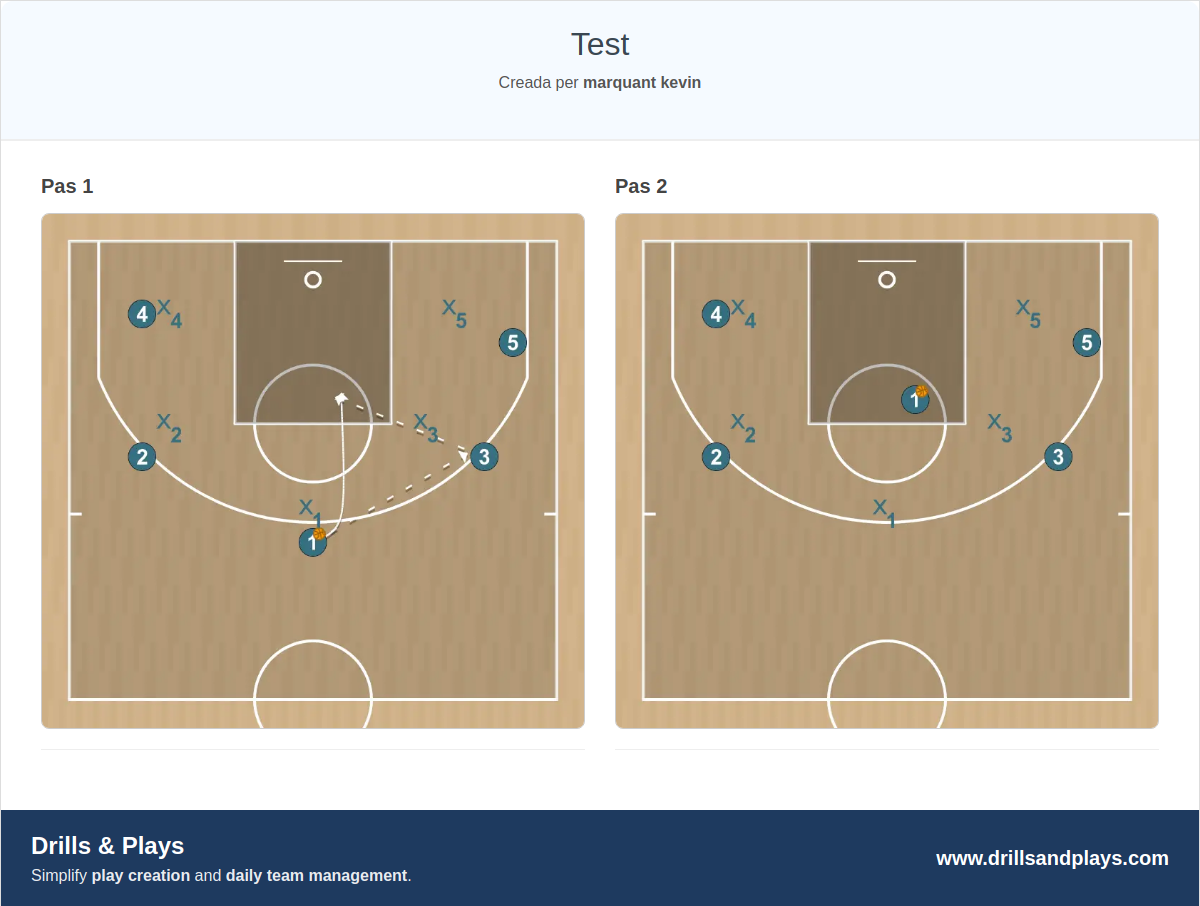 Jugada de bàsquet test