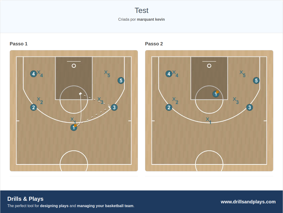 Jogada de basquete test