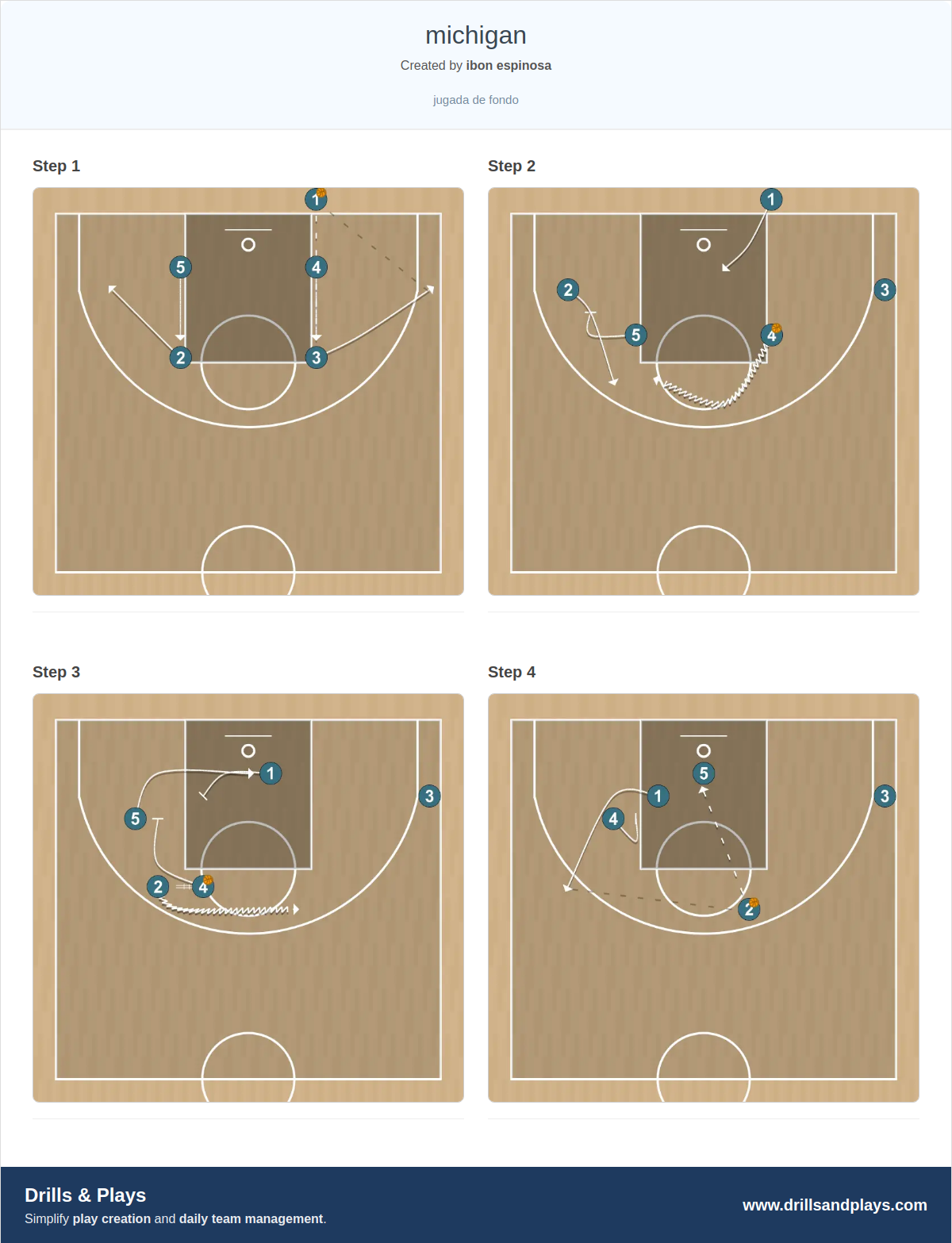 Basketball play michigan