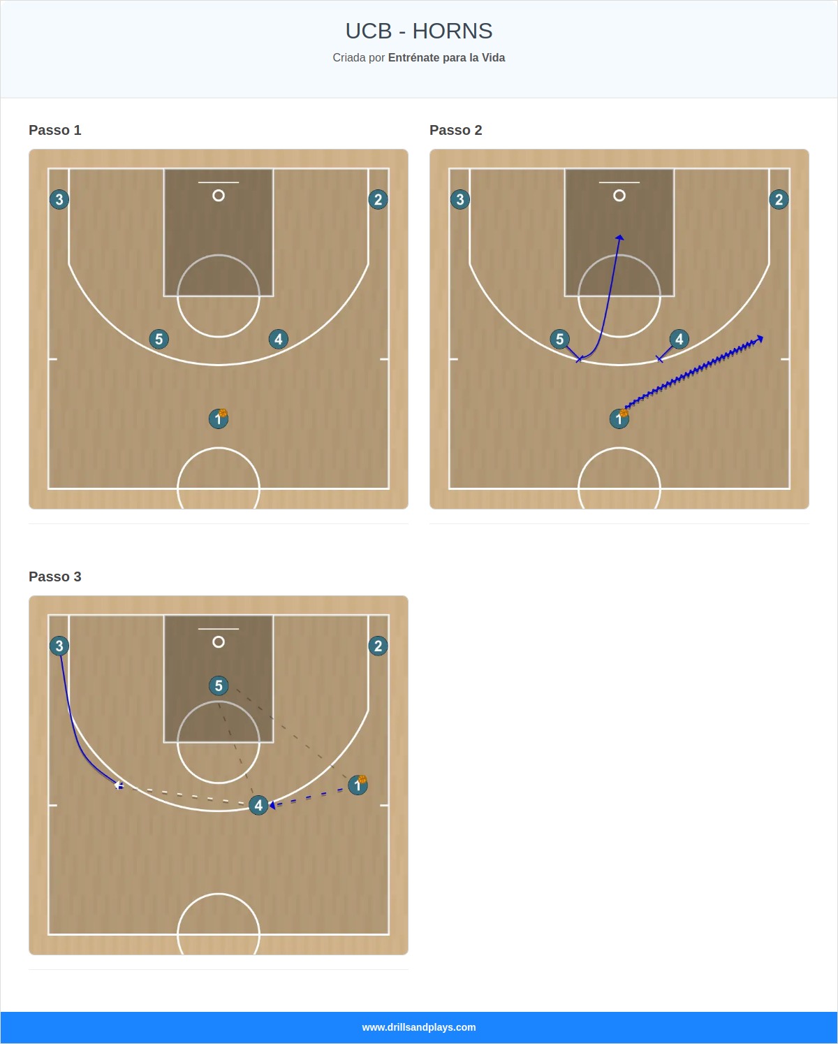 Jogada de basquete ucb - horns