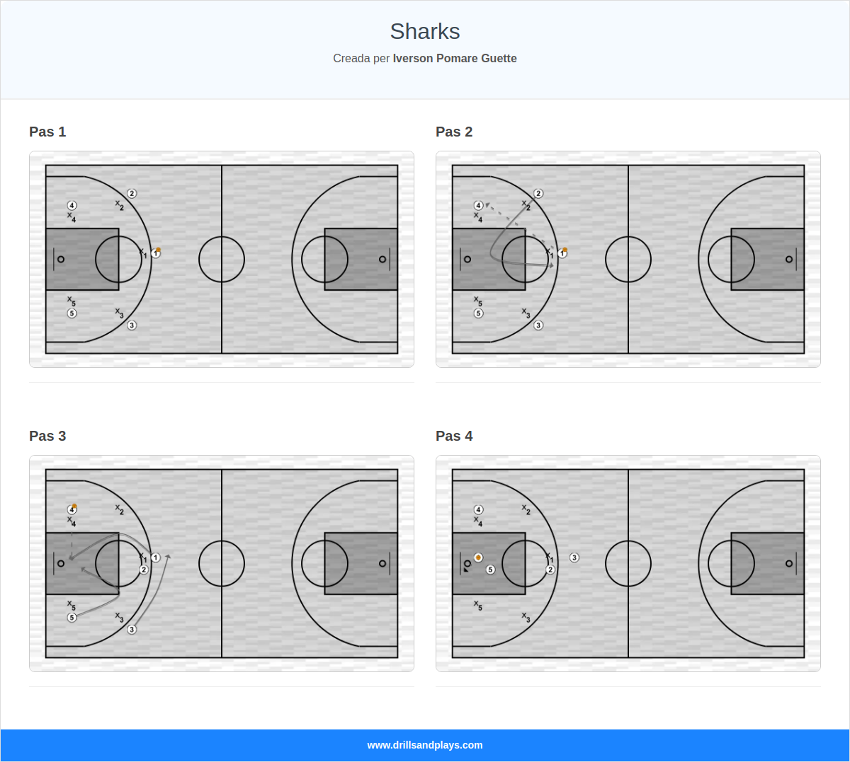 Jugada de bàsquet sharks