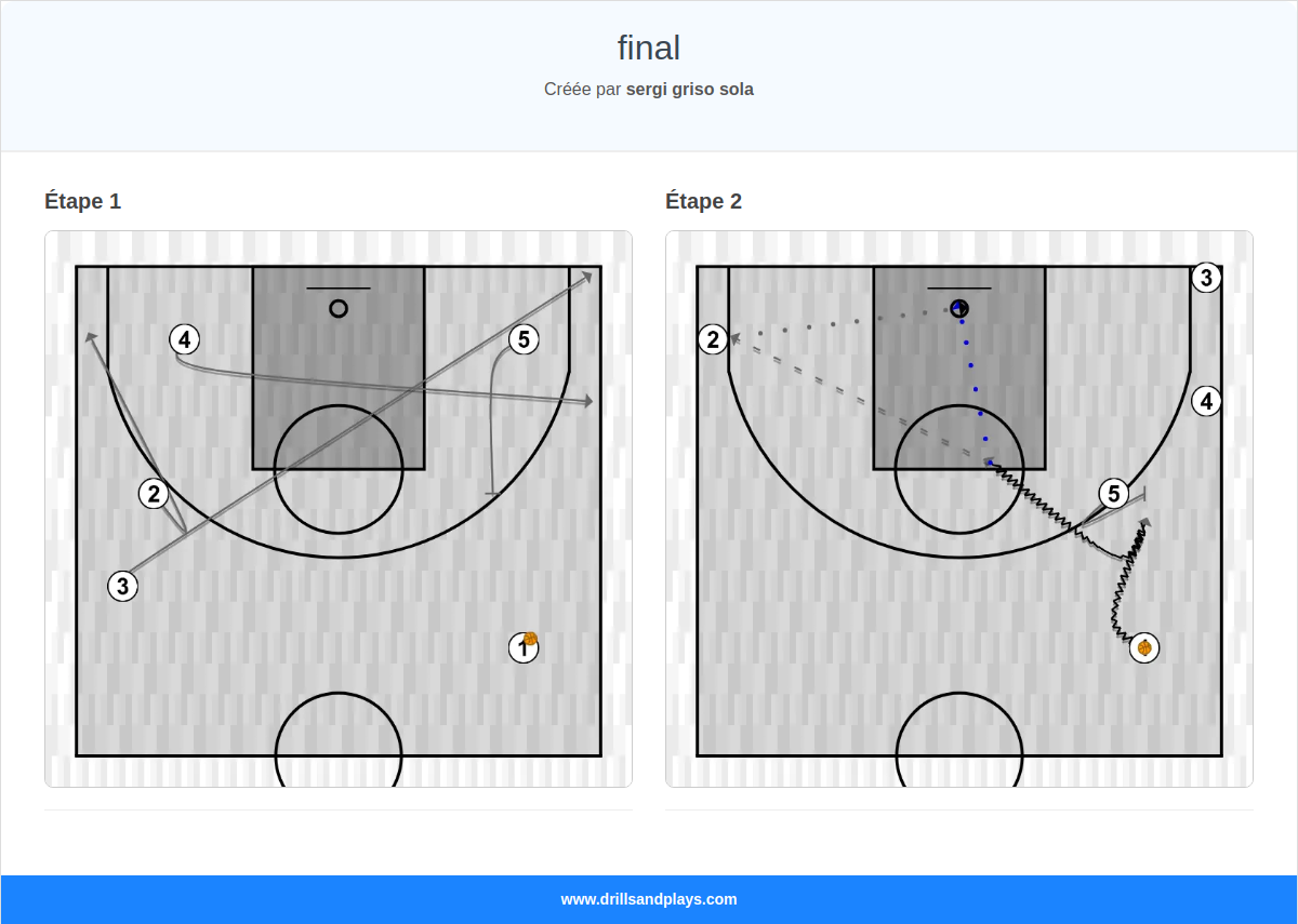Jeux de basket-ball final
