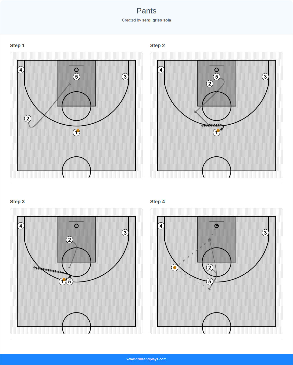 Basketball play pants