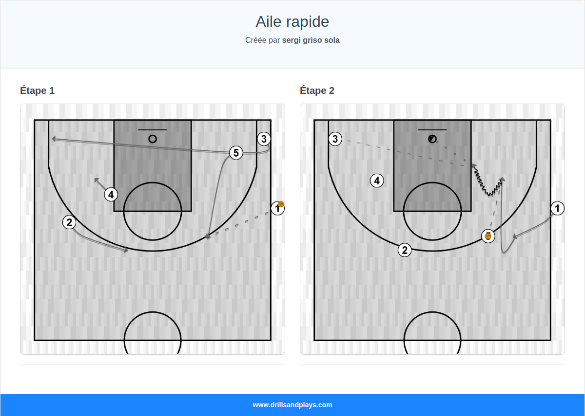 Jeux de basket-ball aile rapide