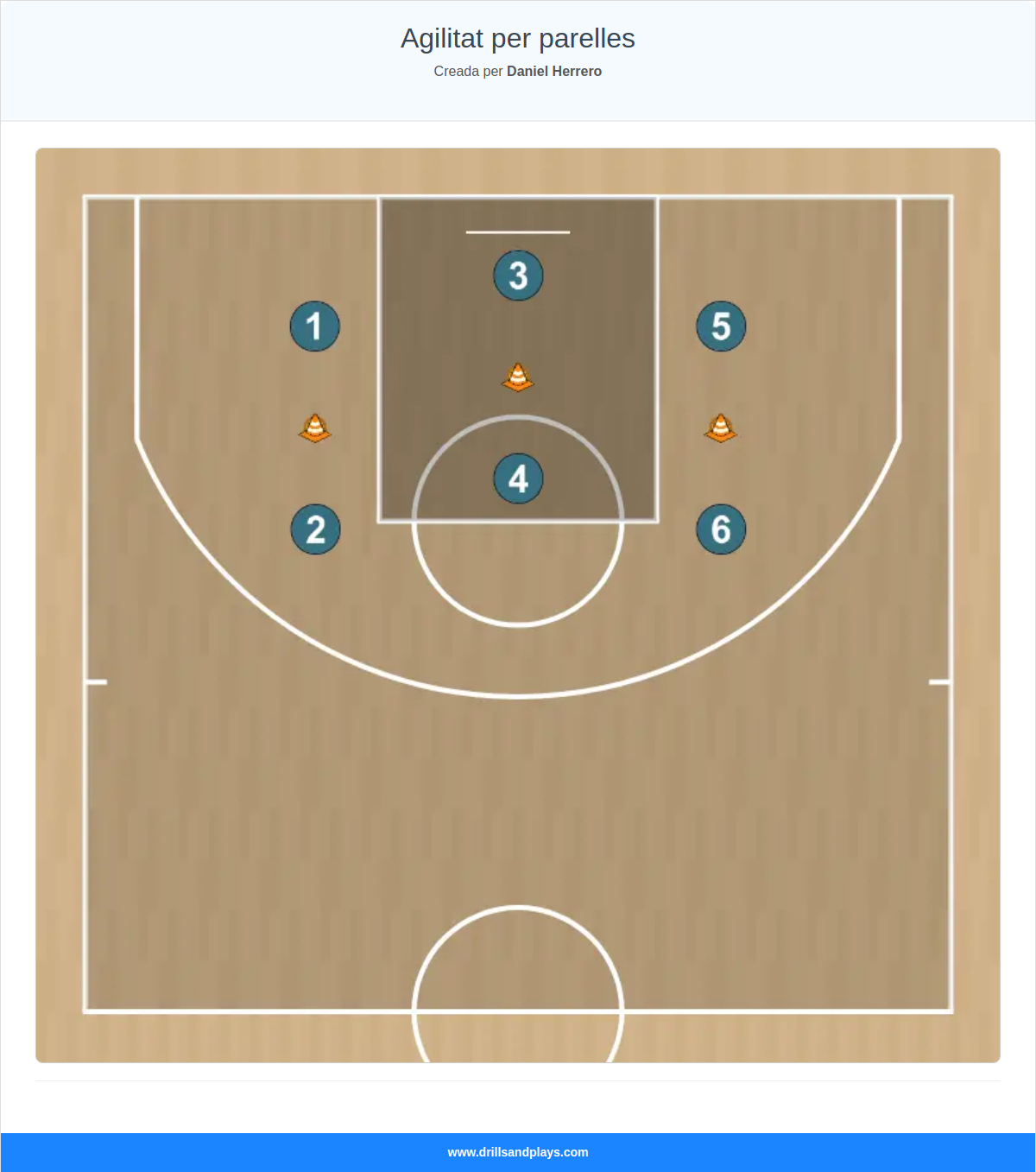 Exercici de bàsquet agilitat per parelles