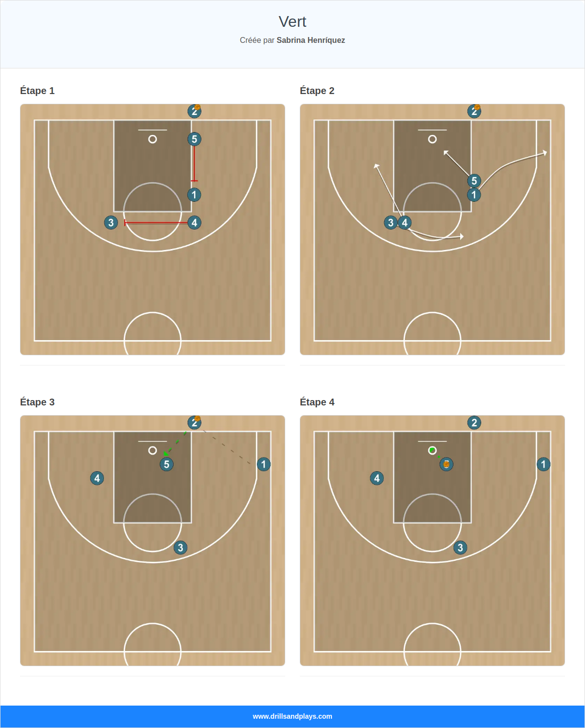 Jeux de basket-ball vert