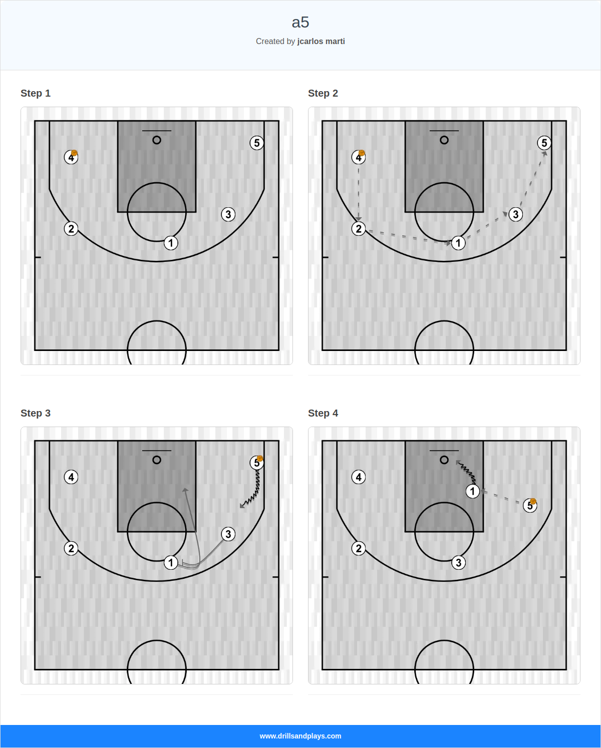 Basketball play a5