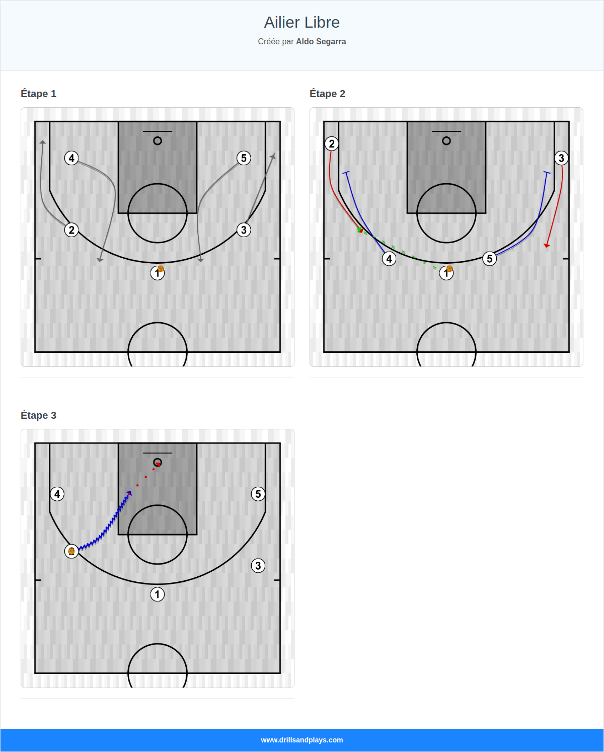 Jeux de basket-ball ailier libre