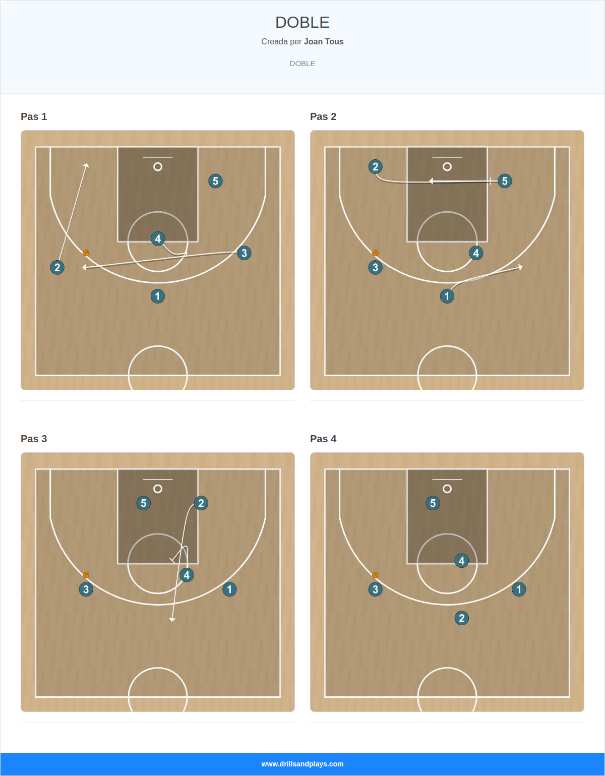 Jugada de bàsquet doble