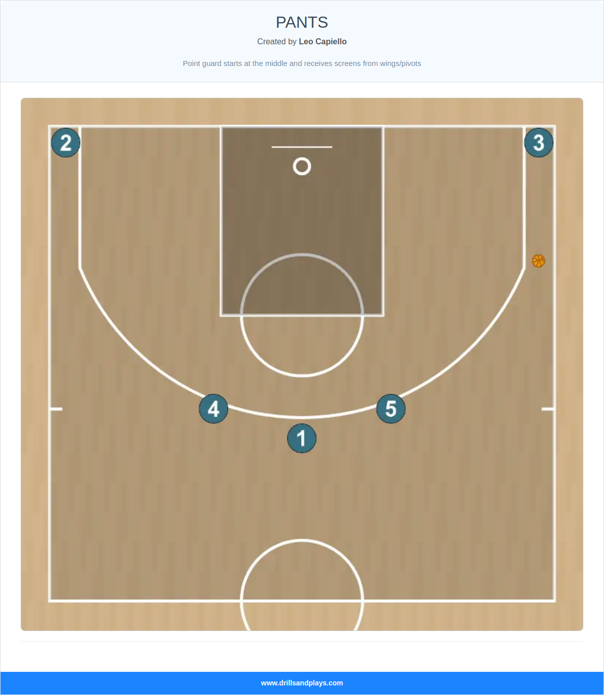 Basketball play pants