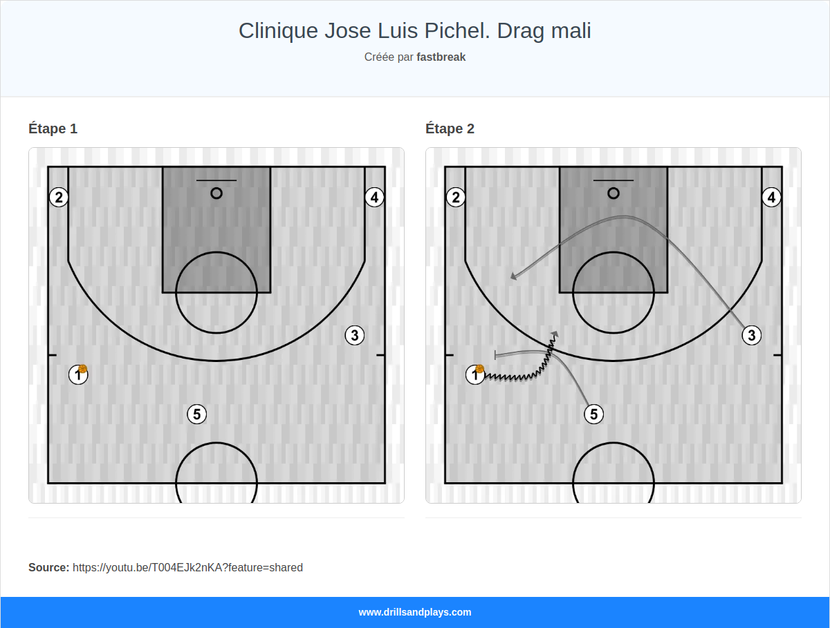 Jeux de basket-ball clinique jose luis pichel. drag mali