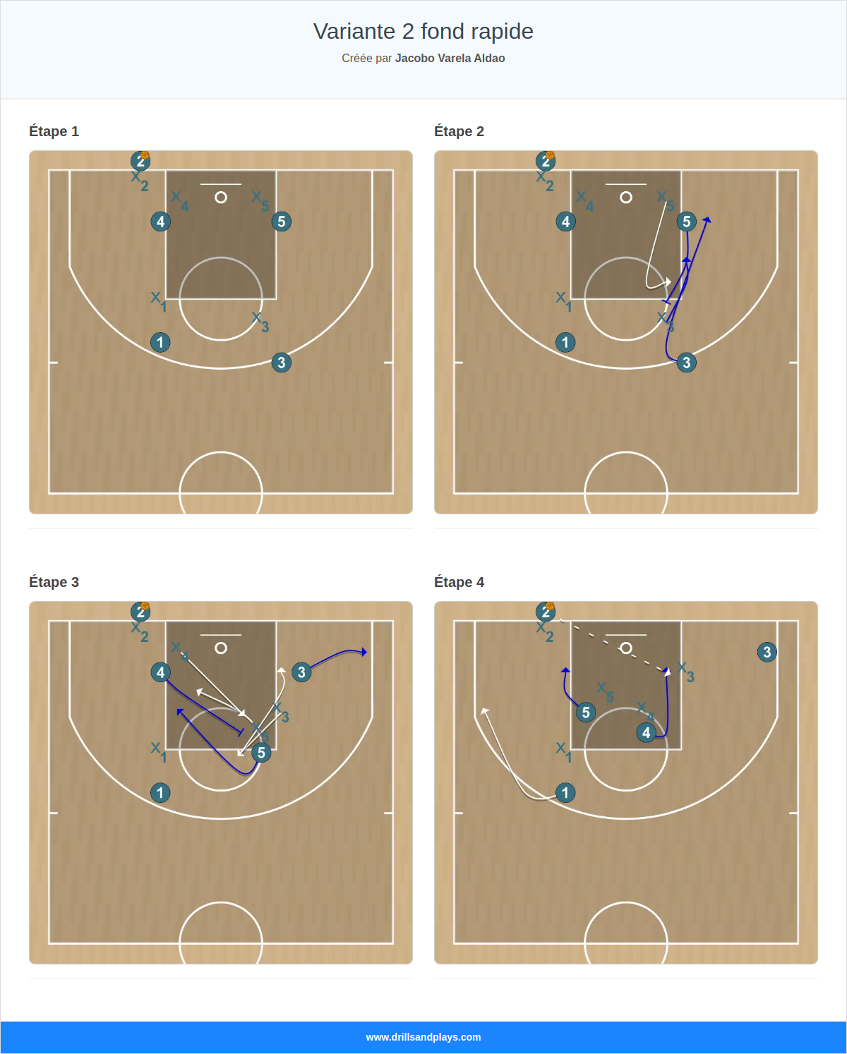 Jeux de basket-ball variante 2 fond rapide