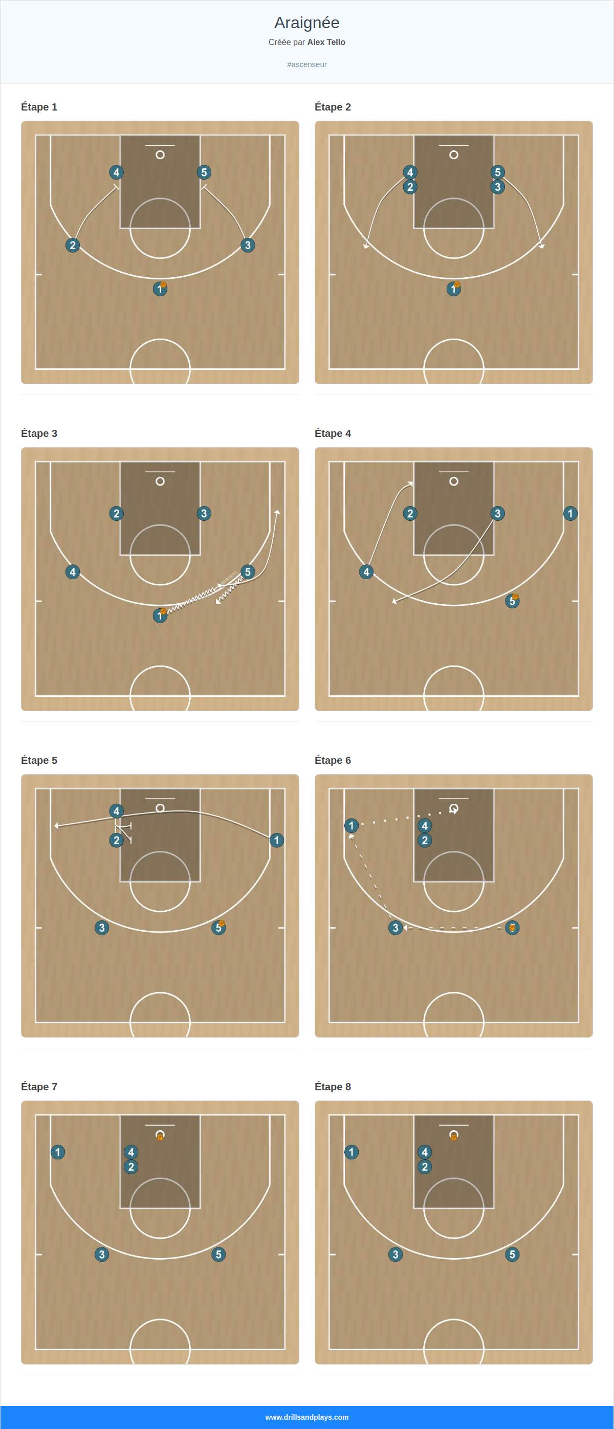 Jeux de basket-ball araignée
