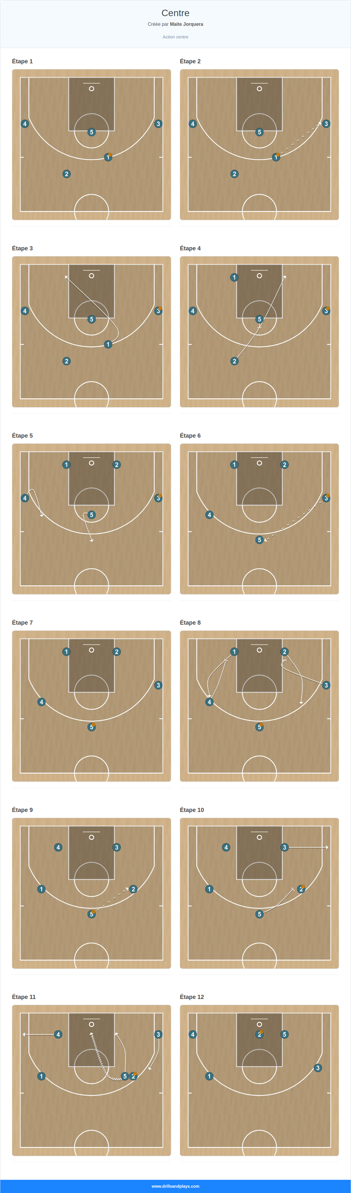 Jeux de basket-ball centre