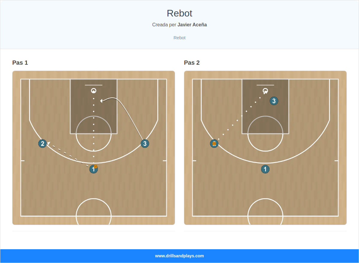 Jugada de bàsquet rebot