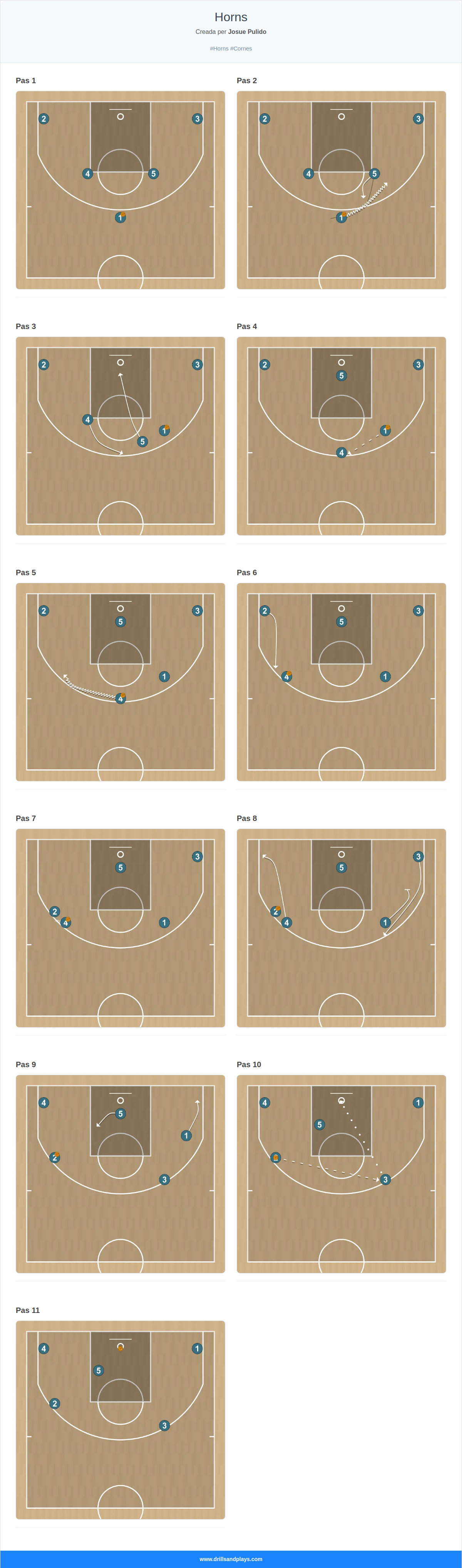 Jugada de bàsquet horns