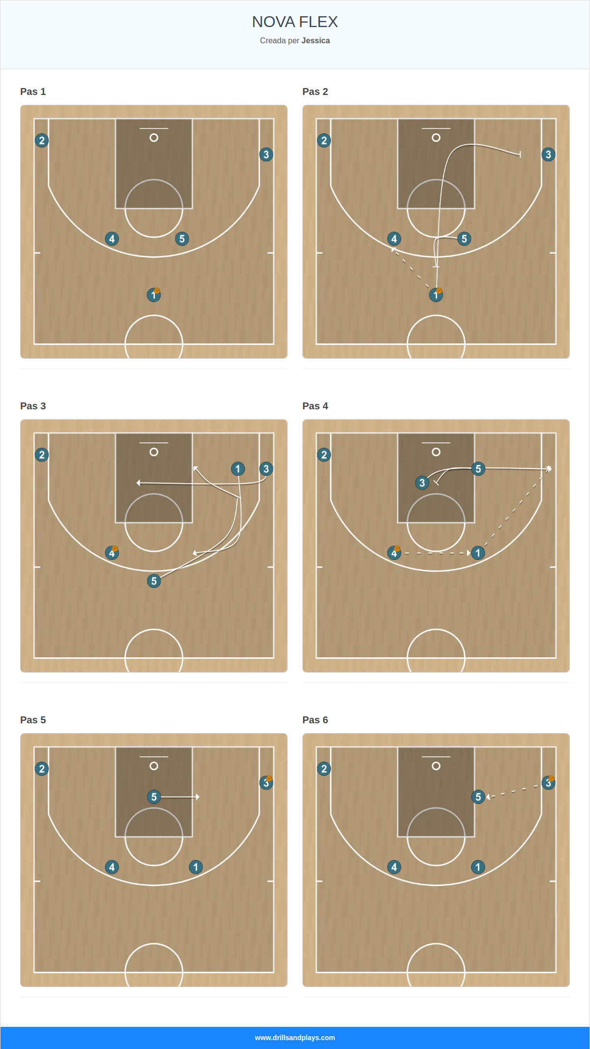 Jugada de bàsquet nova flex