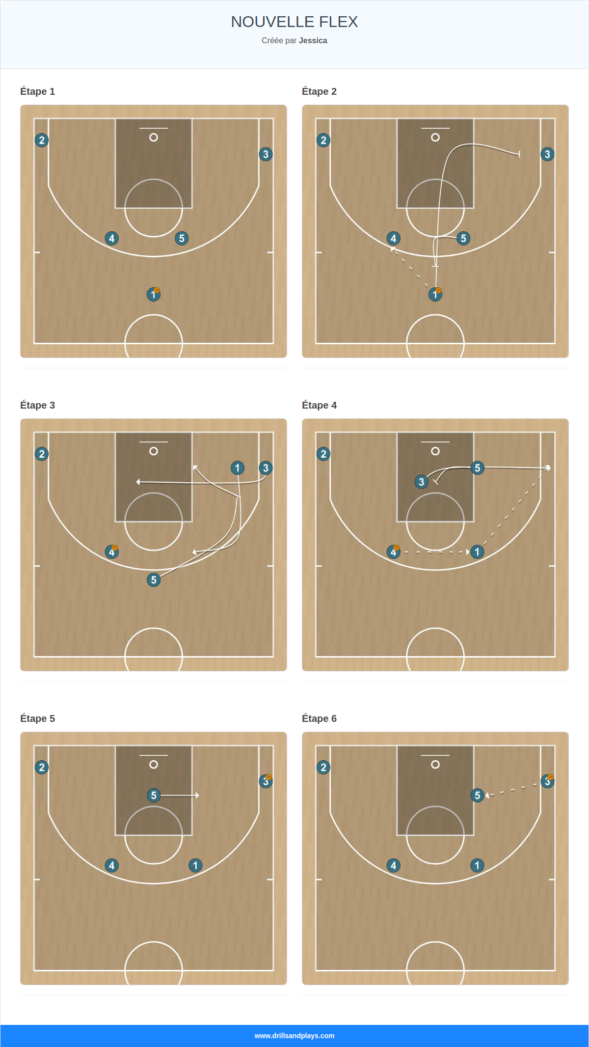 Jeux de basket-ball nouvelle flex