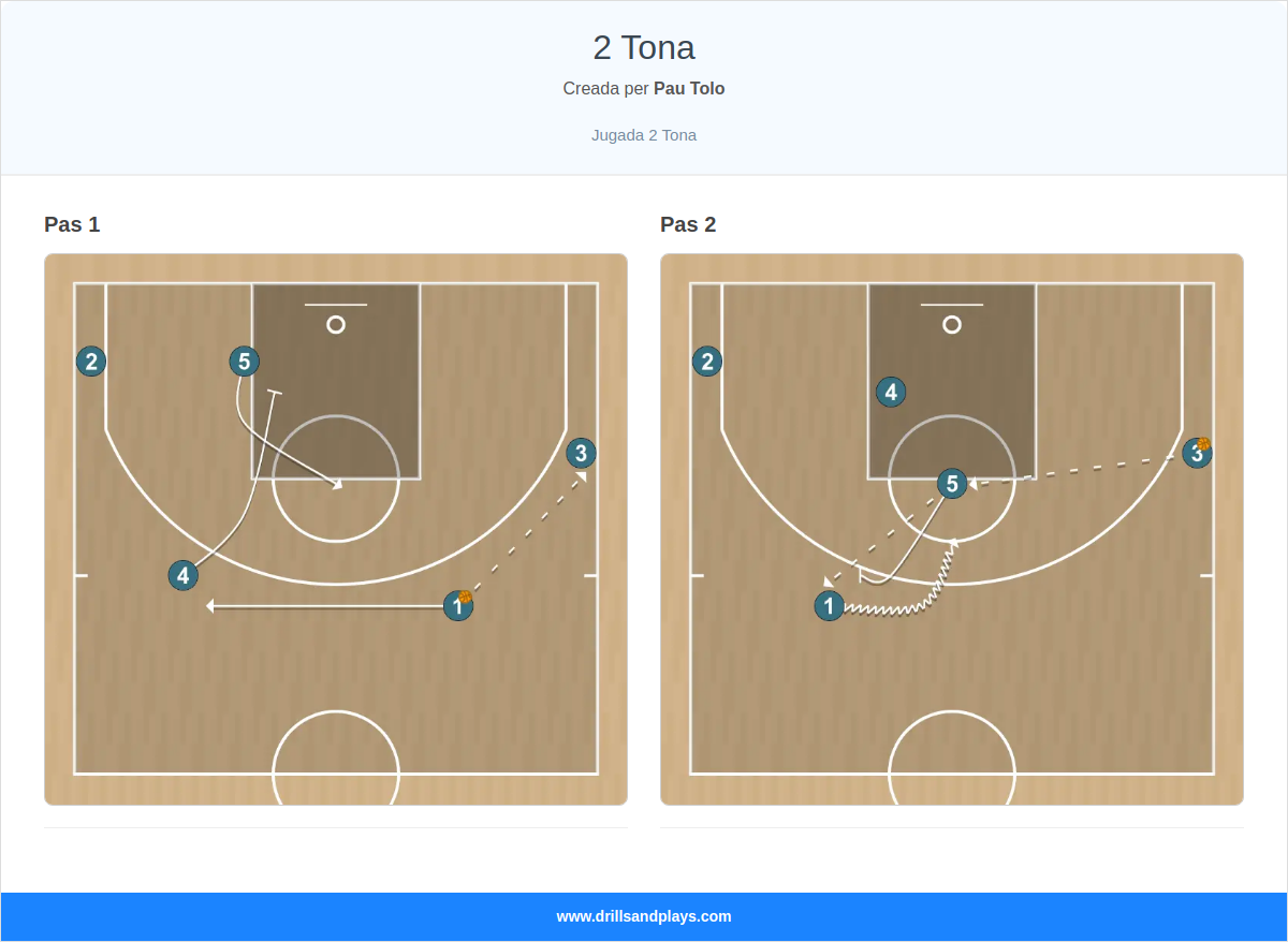 Jugada de bàsquet 2 tona