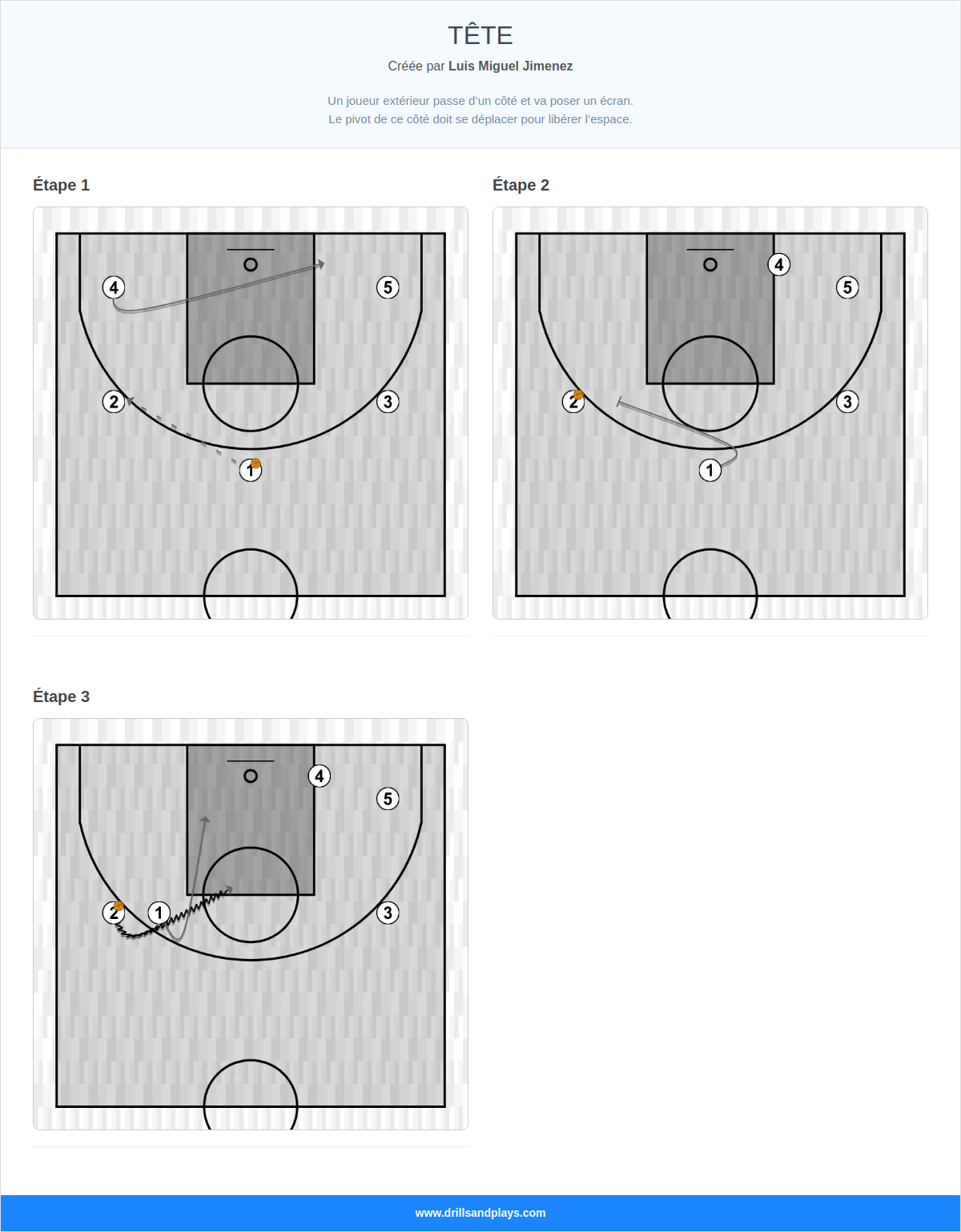 Jeux de basket-ball tête