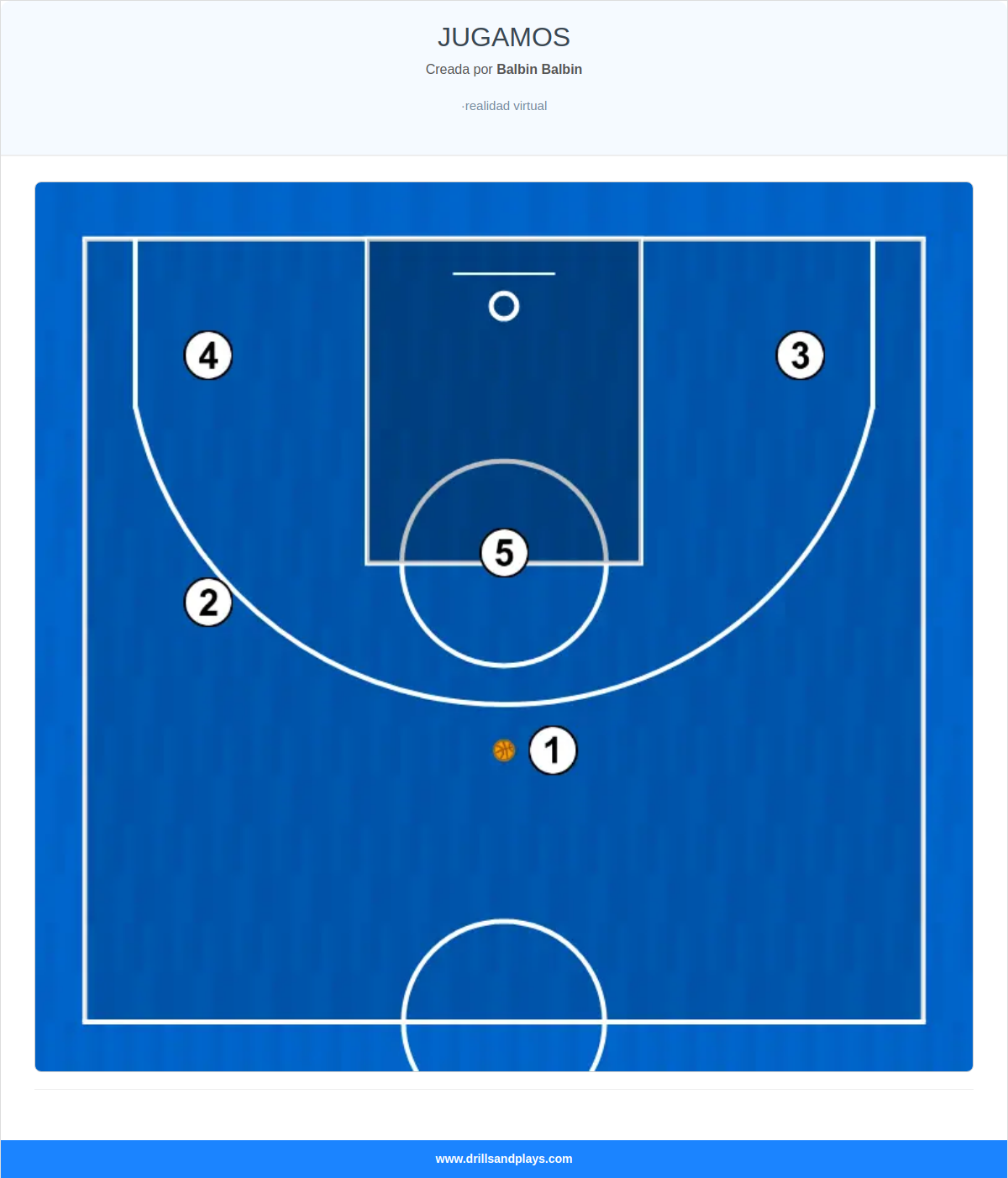 Jugada de baloncesto jugamos