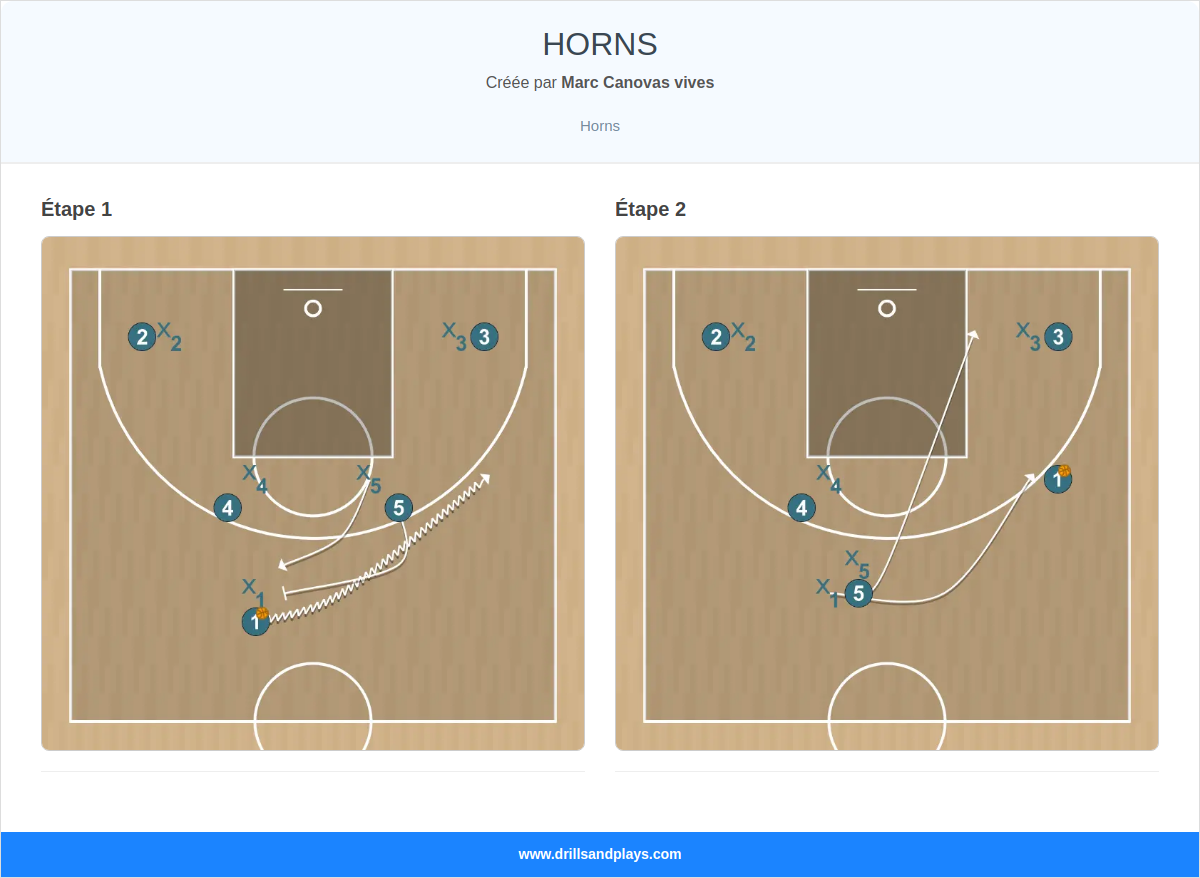 Jeux de basket-ball horns