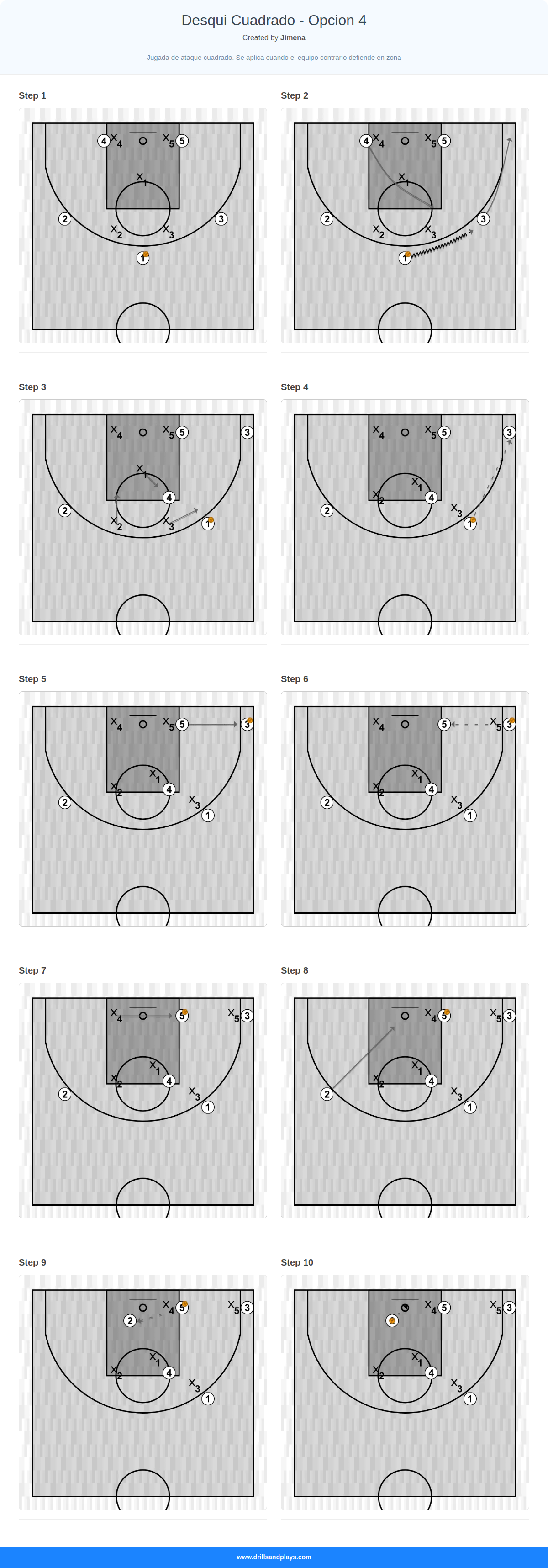 Basketball play desqui cuadrado - opcion 4