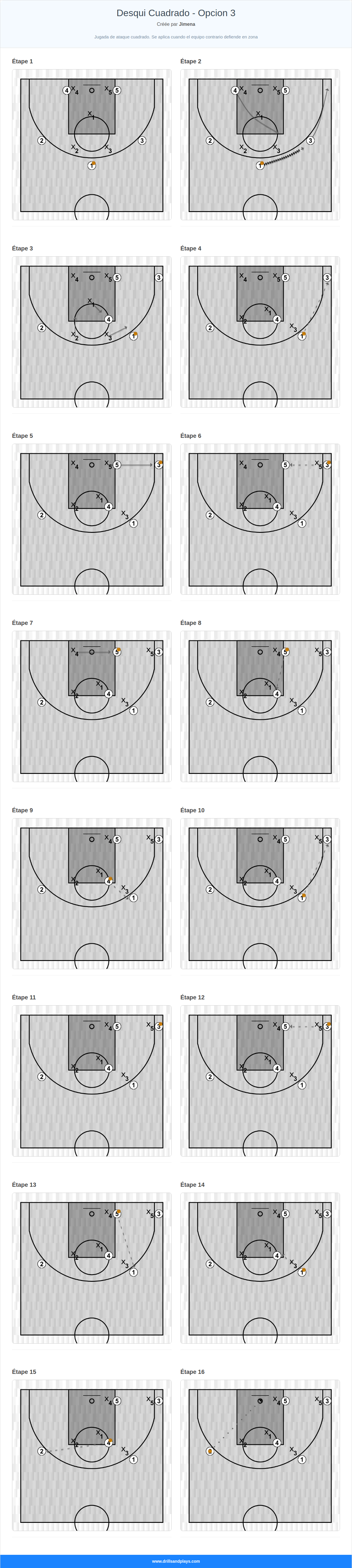 Jeux de basket-ball desqui cuadrado - opcion 3