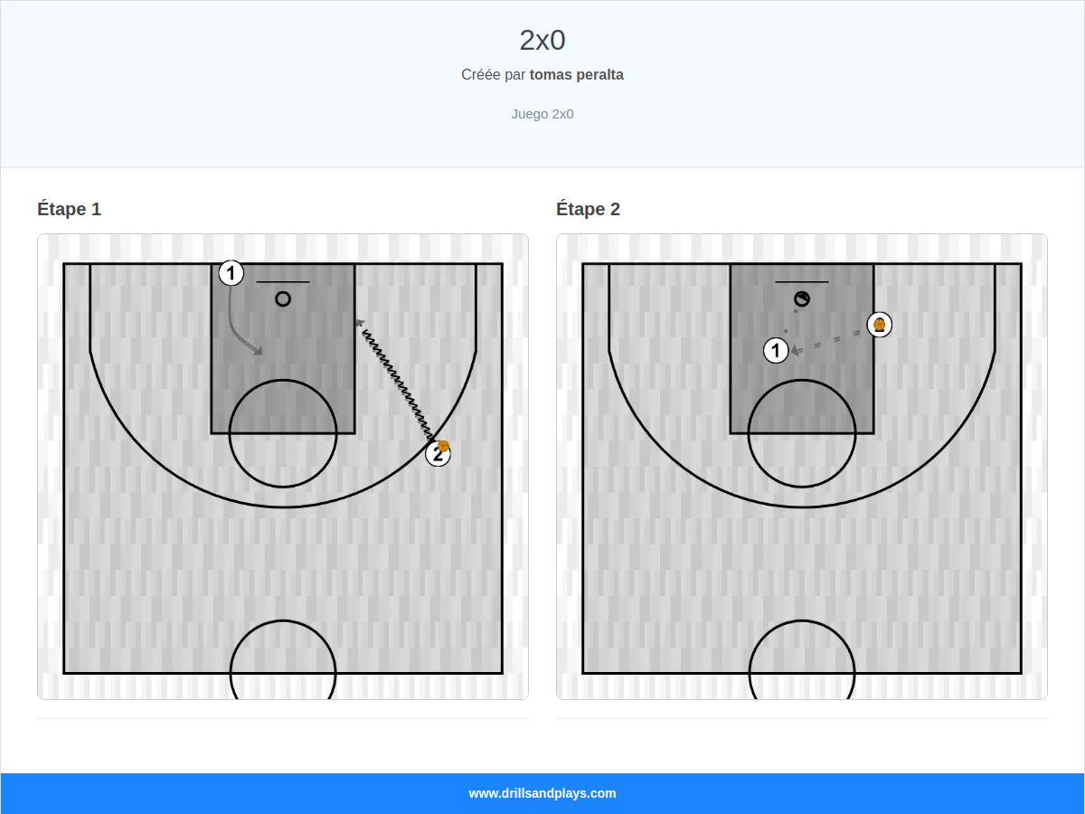 Jeux de basket-ball 2x0