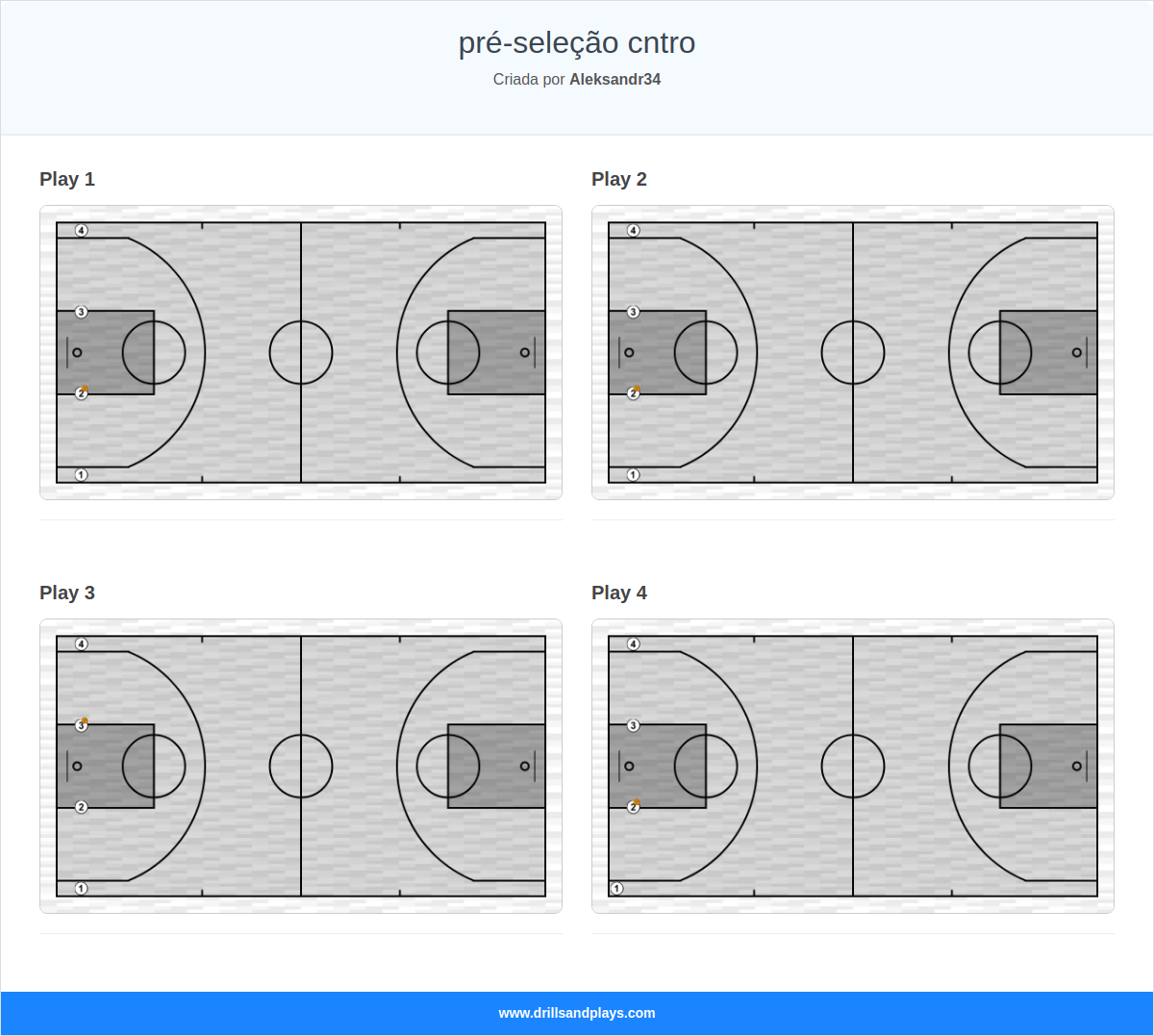 pré-seleção cntro
