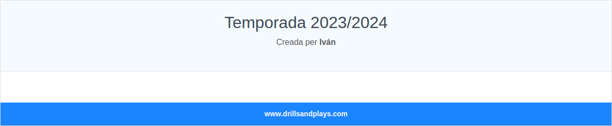 Temporada 2023/2024 