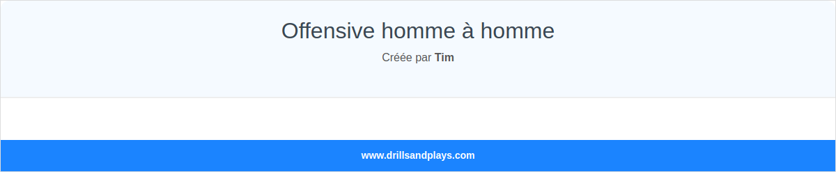 Offensive homme à homme