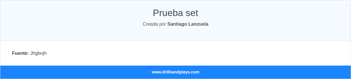 Prueba set