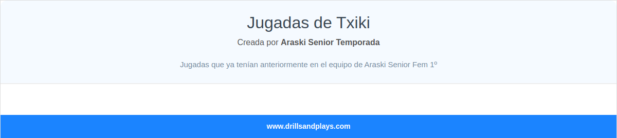 Jugadas de Txiki
