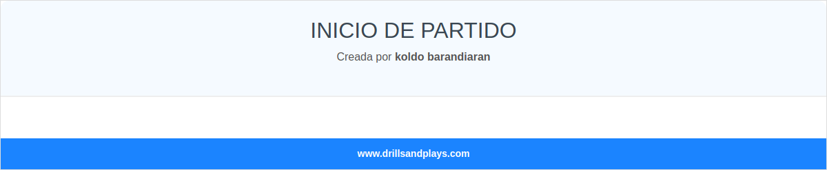 INICIO DE PARTIDO