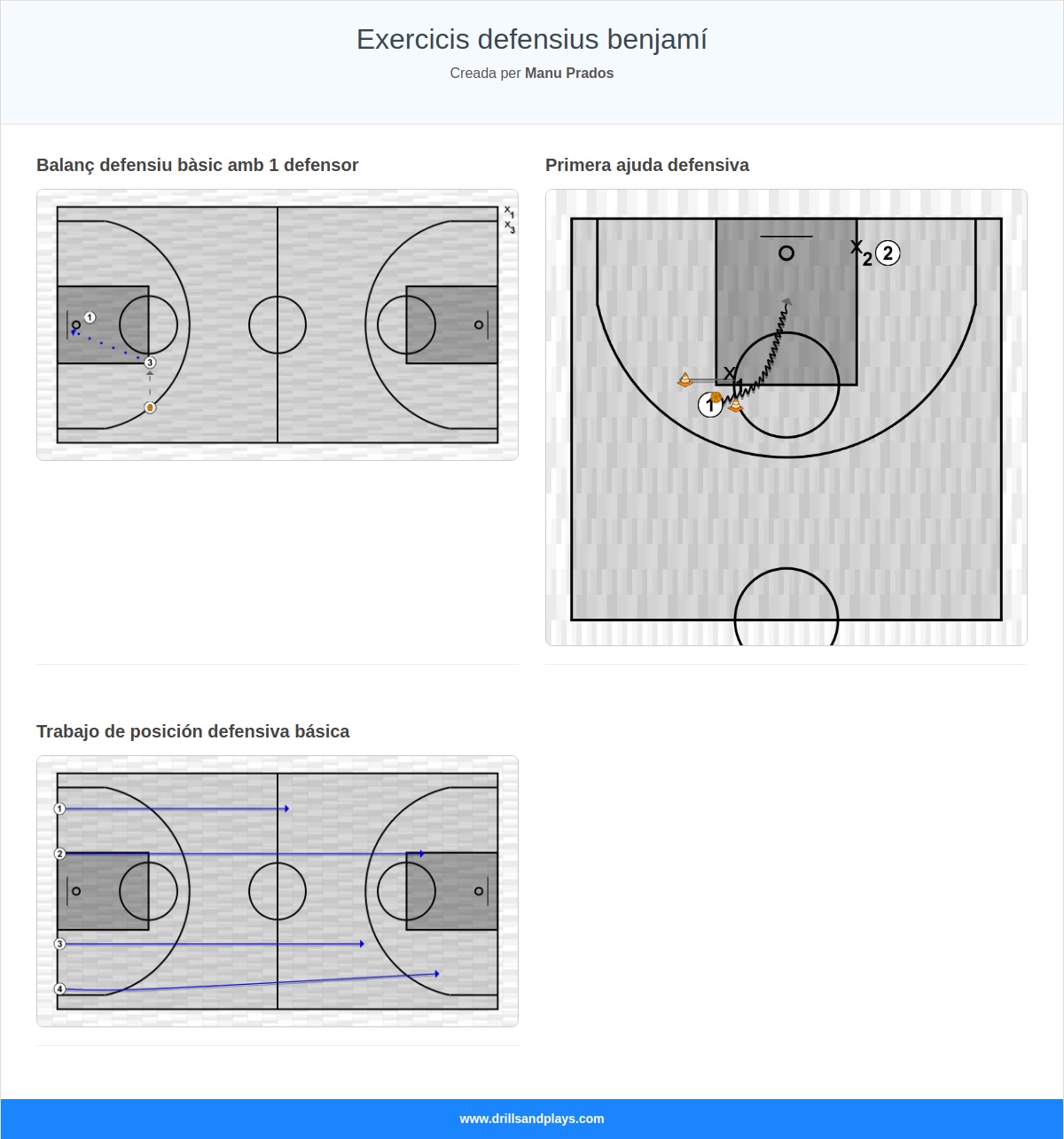 Exercicis defensius benjamí