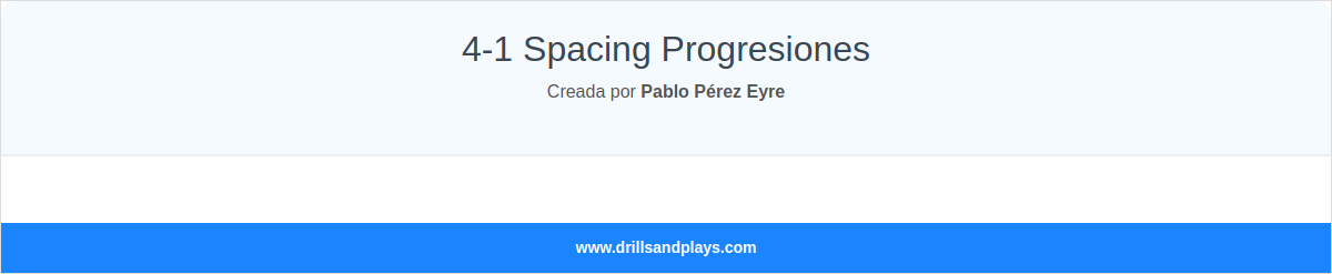 4-1 Spacing Progresiones