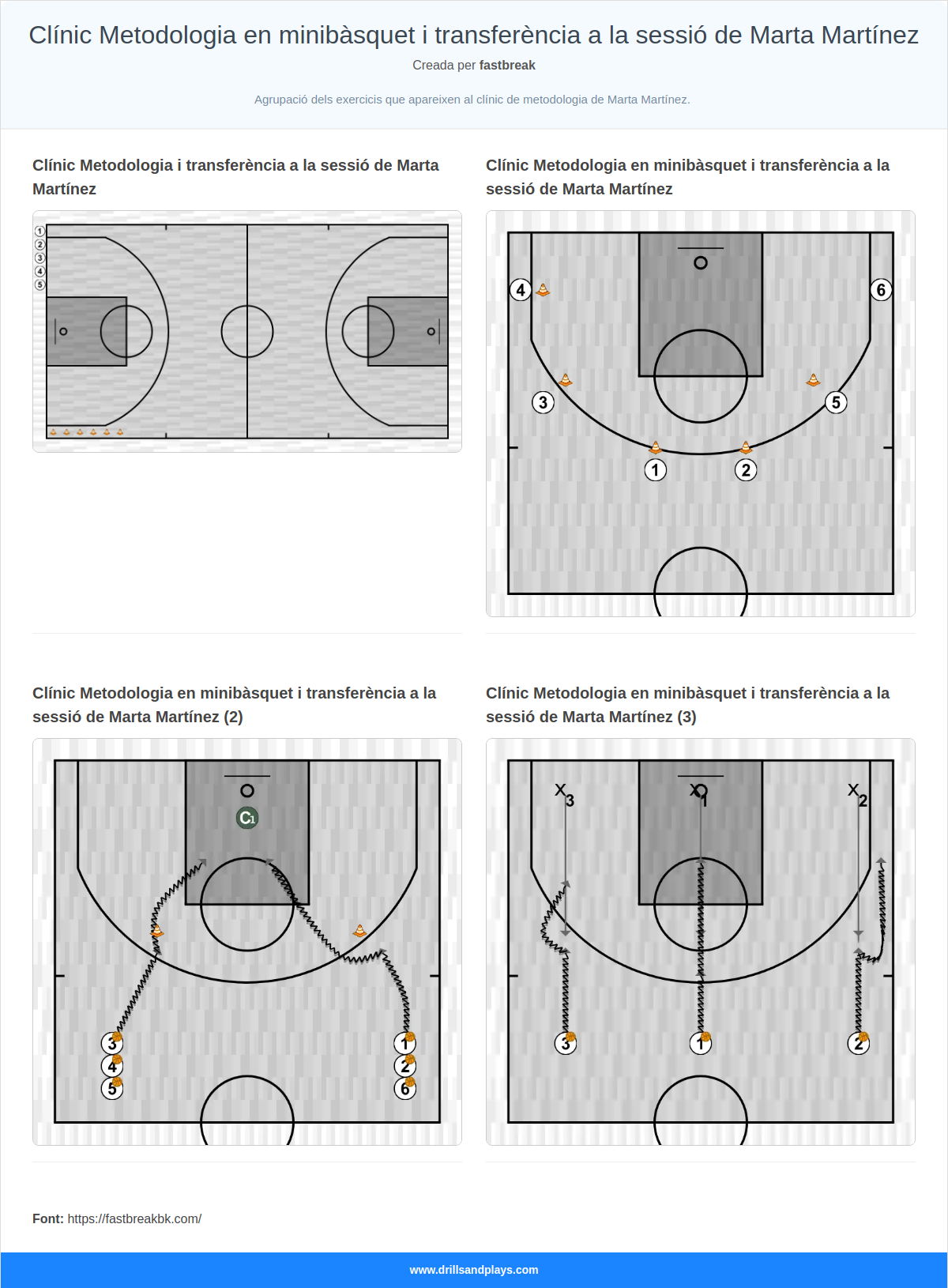 Clínic Metodologia en minibàsquet i transferència a la sessió de Marta Martínez