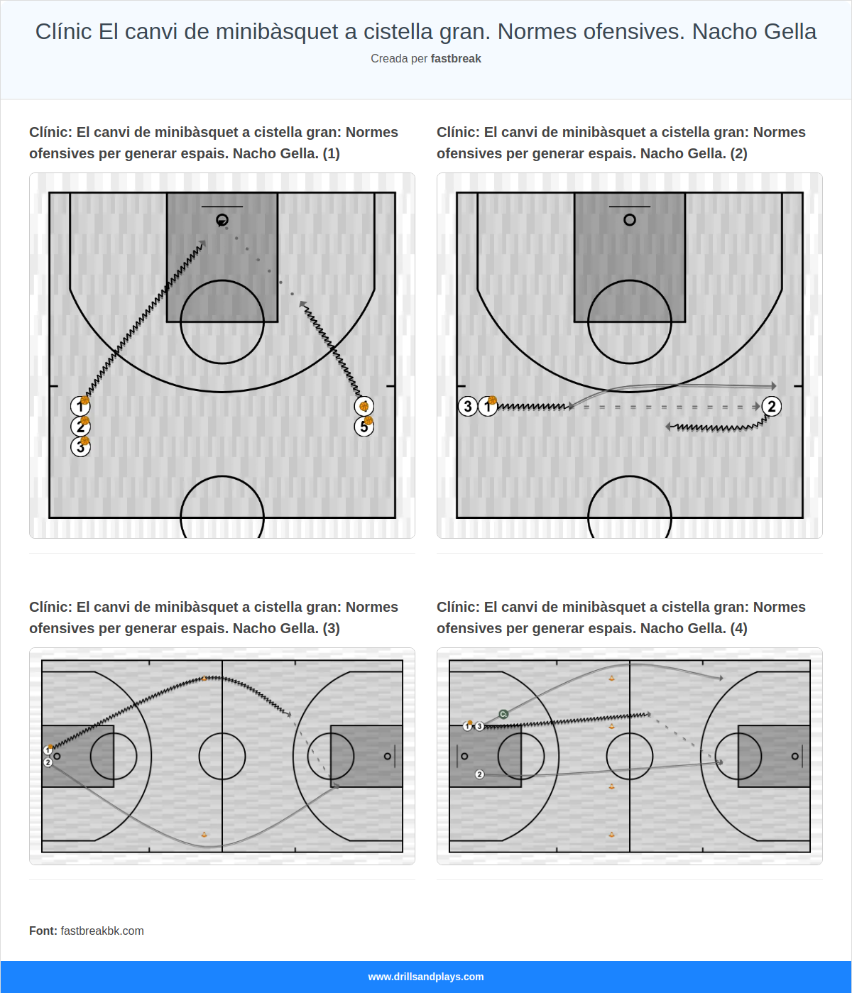 Clínic El canvi de minibàsquet a cistella gran. Normes ofensives. Nacho Gella
