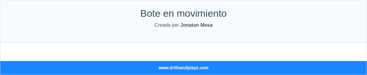 Bote en movimiento