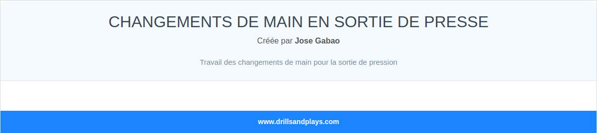 CHANGEMENTS DE MAIN EN SORTIE DE PRESSE